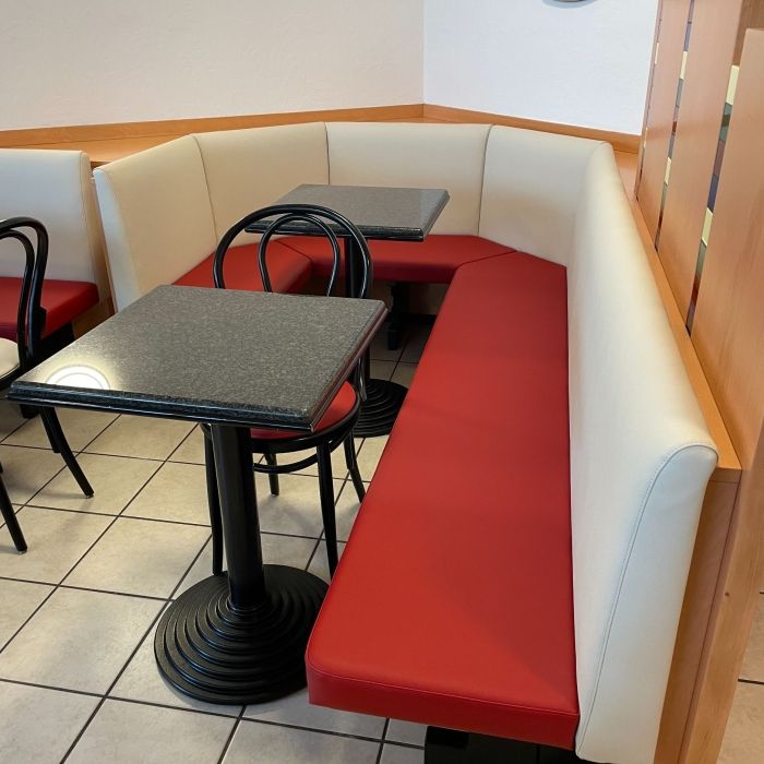 Recouvrement banquette restaurant