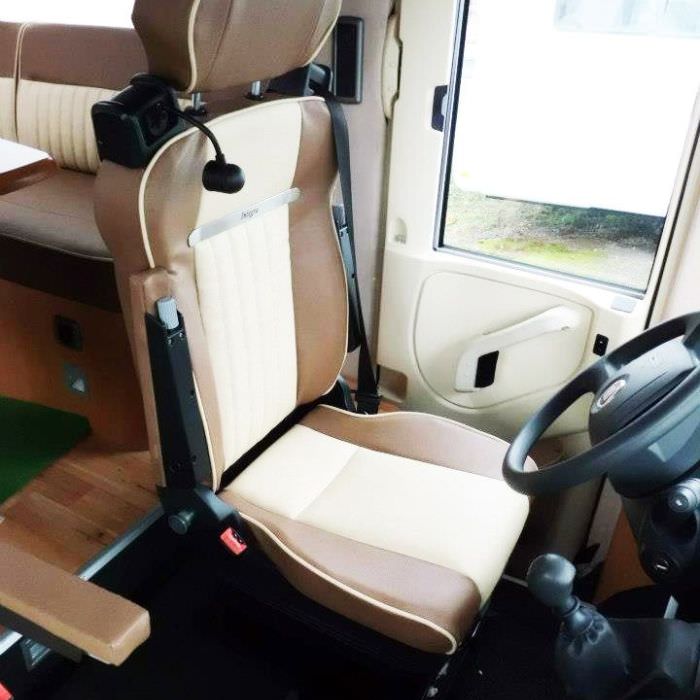 Banquettes et sièges d'un camping-car