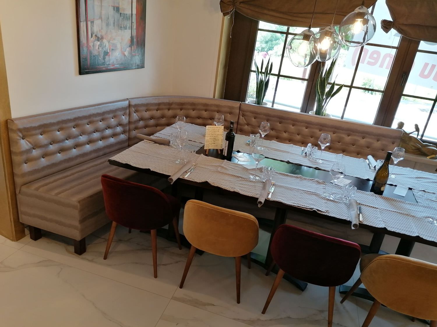 Rénovation du mobilier d'un restaurant