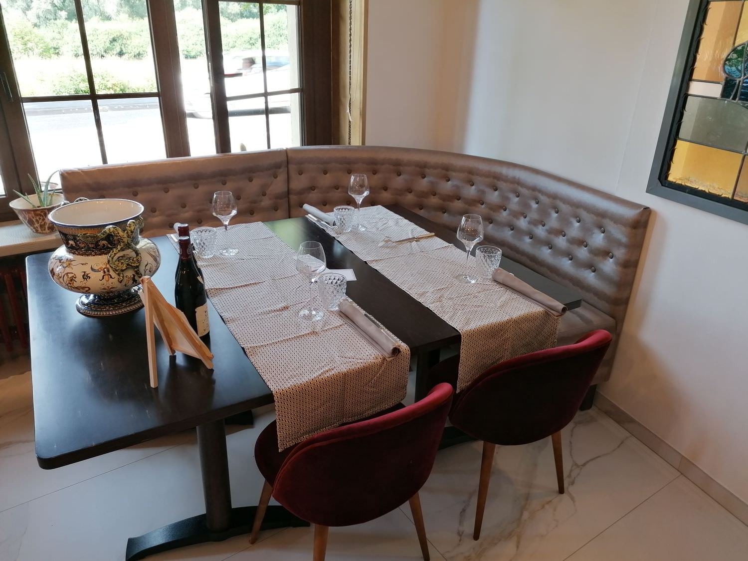 Rénovation du mobilier d'un restaurant
