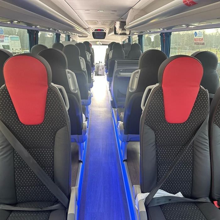 Equipement d'un bus sportif