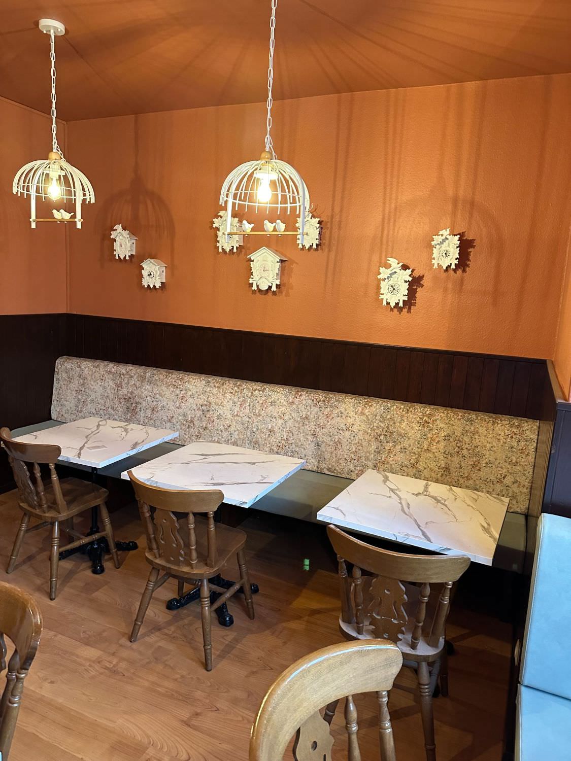 Confection de banquettes pour restaurant