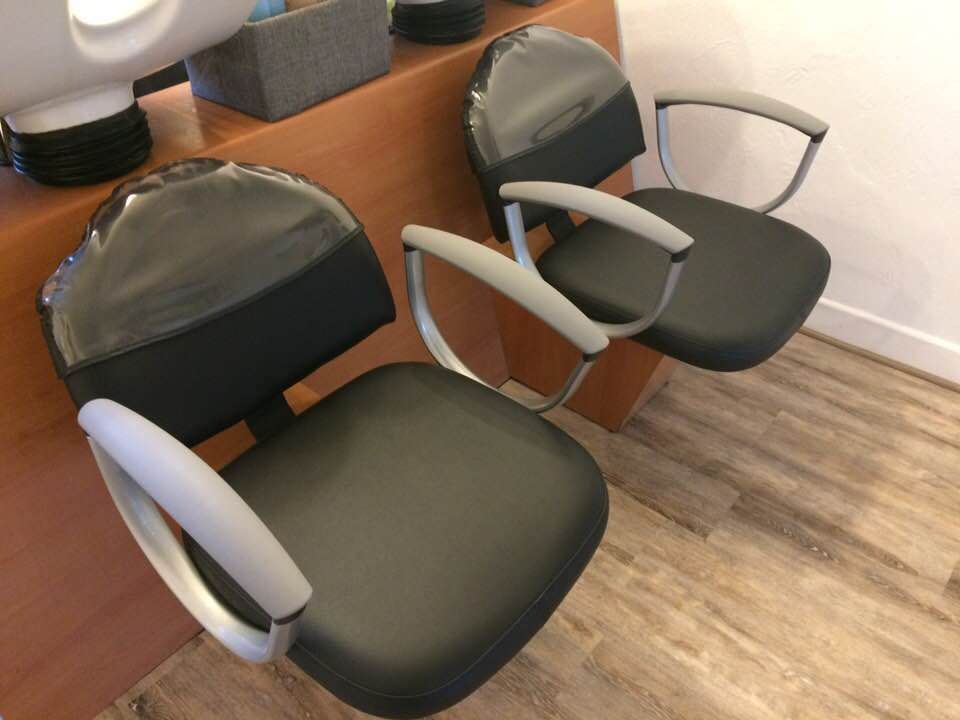Housse pour fauteuil salon de coiffure