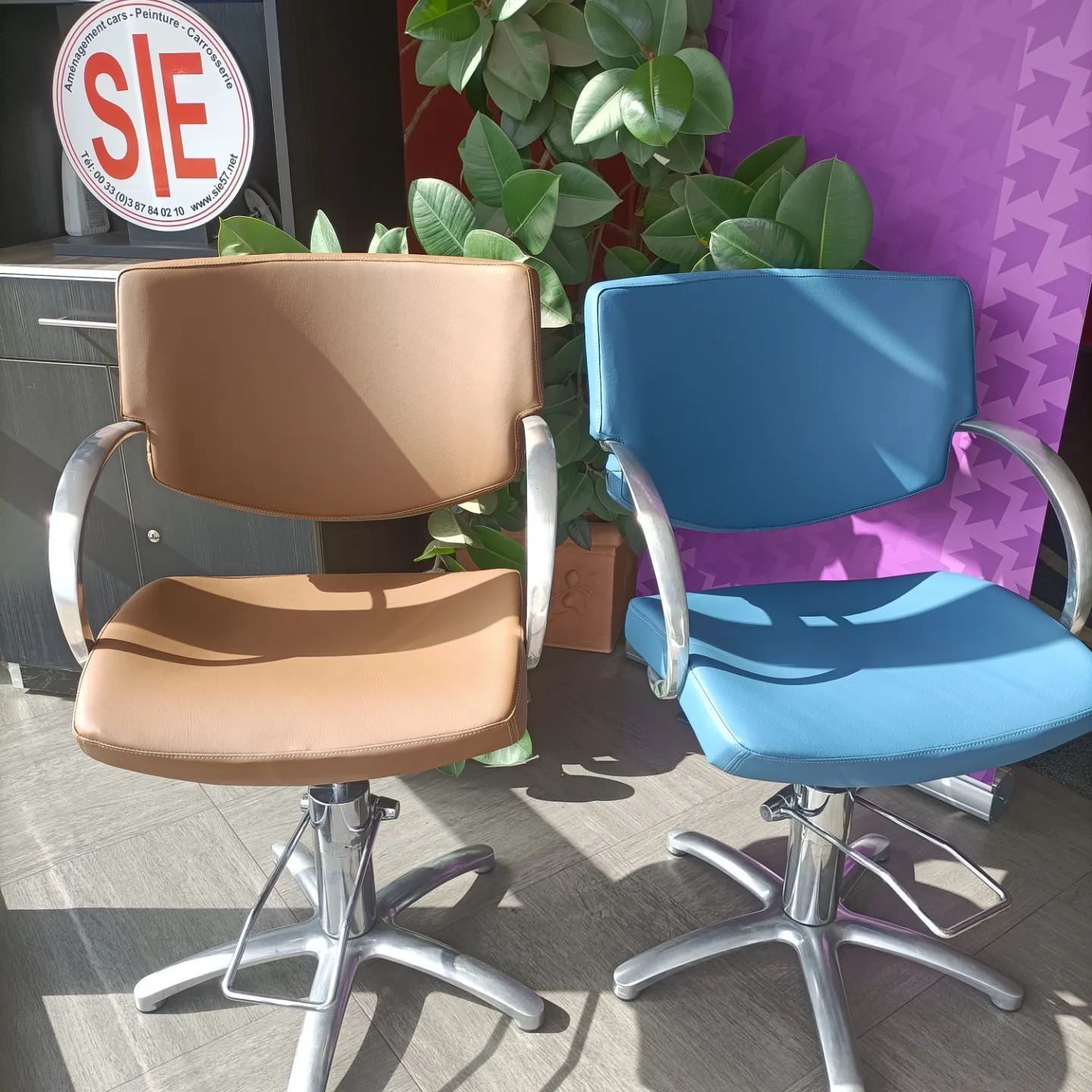 Sellerie de mobilier Salon de coiffure
