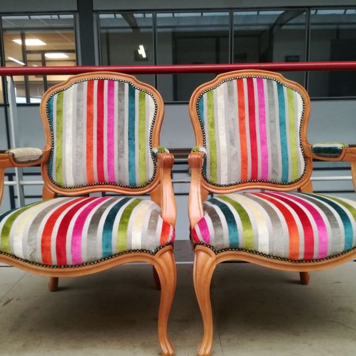Restauration de fauteuils Voltaire